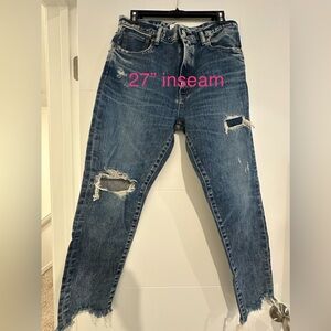 Moussy Vintage tapered ankle jeans